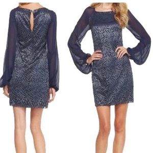 Lilly Pulitzer navy blue party dress